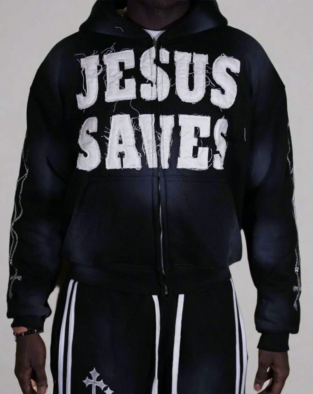 Jesus Saves Zip- up Hoodies