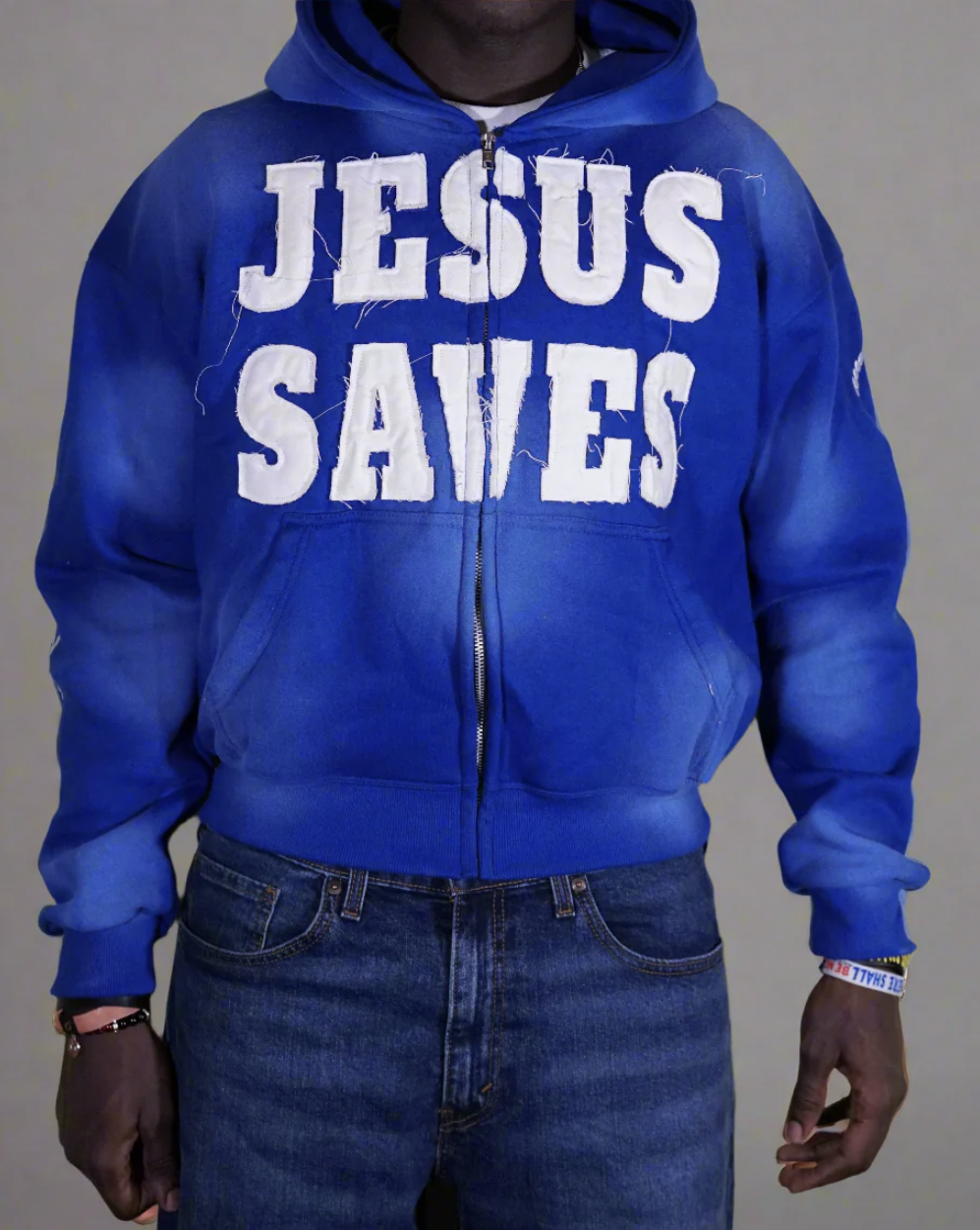 Jesus Saves Zip- up Hoodies